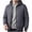 Gray, variant on Men's Lightweight Cotton Quilted Puffer Jacket Windproof Hooded Warm Outerwear Coat for Fall Winter Golf Running Hiking Travel with Pockets, Army Green, M