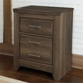 thumbnail image 2 of Signature Design by Ashley Juararo 2-Drawer Nightstand in Dark Brown, 2 of 14