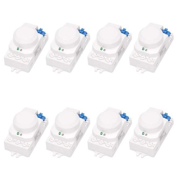 8X 5.8GHz HF System LED Microwave Motion Sensor Light Switch Body Motion Detector