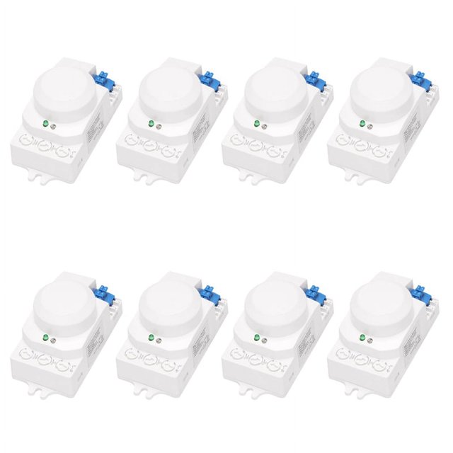 8X 5.8GHz HF System LED Microwave Motion Sensor Light Switch Body Motion Detector