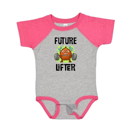 

Inktastic Weightlifting Funny Future Lifter Gift Baby Boy or Baby Girl Bodysuit