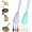 Set-17, variant on Cooking Spoons for Non-Stick Cookware, Flexible Silicone Spatula with Soft Grip and Wide Blade, Multi-Function Spoon for Stirring, Serving, Soups, Sauces, Frying, and Meal Prep
