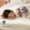 thumbnail image 4 of Juego de Sábanas de Bambú Dreamlab, Ropa de Cama Ultra Suave, Fresca, Hipoalergénica, Ecológica, Sábanas King Size de Bambú, Color Marfil, 4 of 10