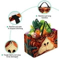 thumbnail image 3 of Monkey Large Foldable Oxford Cloth Laundry Basket Beach Bag Shopping Basket Grocery Bags, 3 of 7