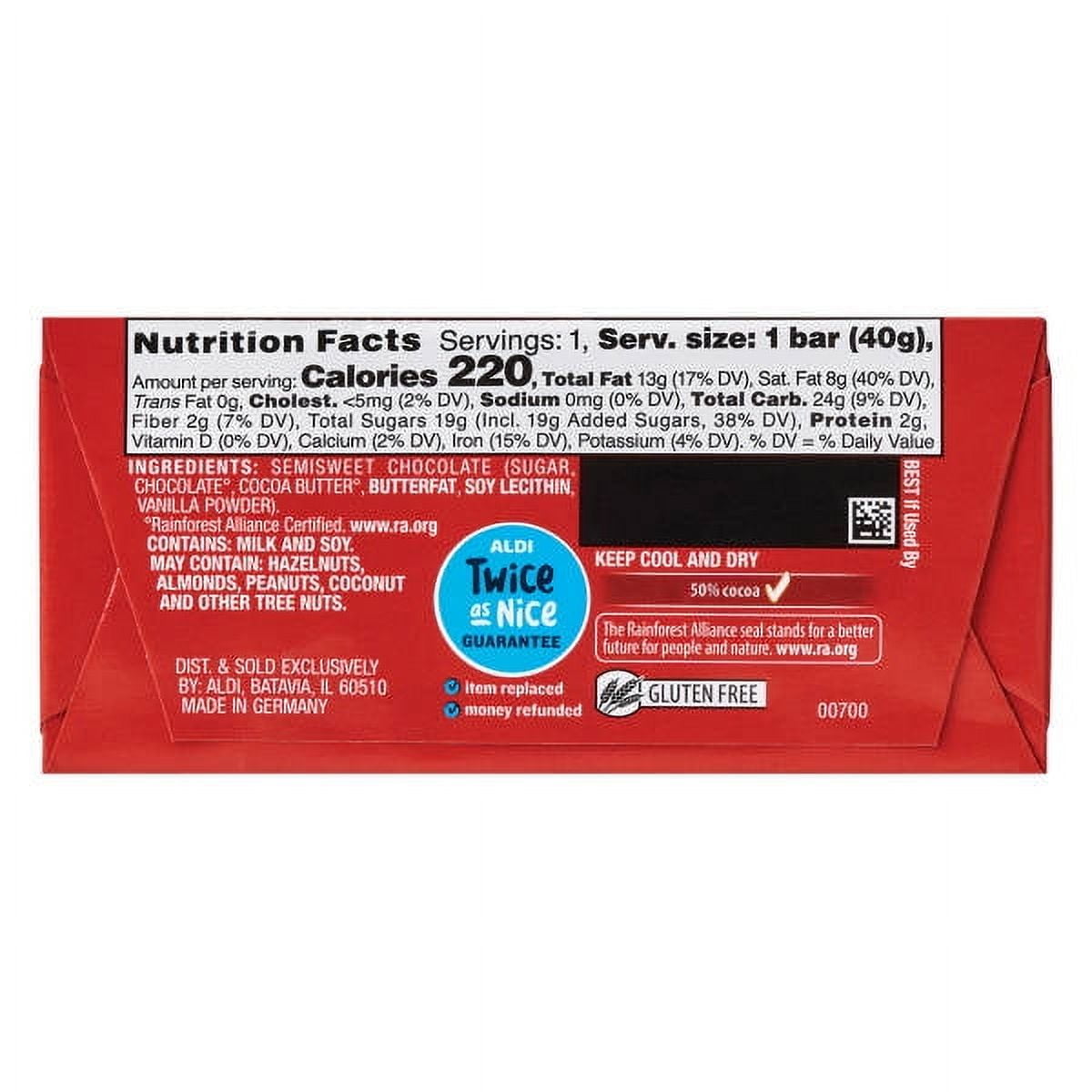 Dark Mini Chocolate Bars - 5 pack, 1.4 oz- Pack of 3