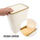 thumbnail image 2 of GOOHOCHY Cubo de basura de plástico, cubo de basura, cubo de basura de gran capacidad, contenedor de residuos, 2 of 7