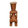 thumbnail image 5 of Handmade Wooden Primitive Big Belly Tribal Statue Sculpture Tiki Bar Totem Handcrafted Unique Gift Art Home Decor Accent Figurine Artwork Hand Carved, 5 of 5