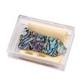 thumbnail image 2 of OULII 1Pack Natural Abalone Shell Truss Rod Cover for Electric Guitar Parts Multi Colored Vintage Style 61x28x0.06in, 2 of 5