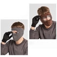 thumbnail image 3 of Tocados Faciales Antivaho con gafas Desmontables a Prueba de viento gris Sunnimix, 3 of 5