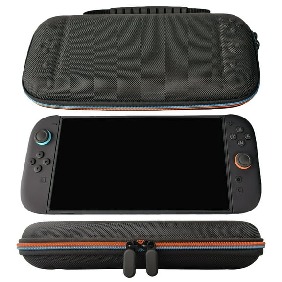 Carrying Case for Nintendo Switch 2, Protective Hard Shell Portable Switch Travel Case, Lightweight and Large Capacity, Accessories for Switch 2, Black