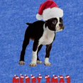 thumbnail image 2 of CafePress - Boston Terrier Christmas - Cute Infant Baby Football Bodysuit, 2 of 3