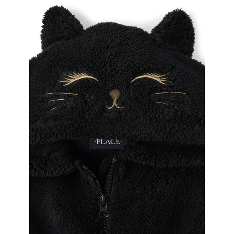 Children's place store sherpa hoodie