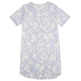 thumbnail image 2 of FLORA NIKROOZ Women's Lace Trim Ribbed Sleep Shirt Nightgown, Size Small,, 2 of 3