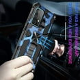 thumbnail image 3 of Camouflage Magnetic Kickstand Case for Samsung Galaxy Note20 Ultra, Military Grade Heavy Duty Shockproof Protection Army Camo Phone Cover for Samsung Galaxy Note20 Ultra Dark Blue, 3 of 14