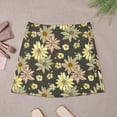 thumbnail image 3 of Boho Floral Skirt Women Vintage Flowers Print Elegant Mini Skirts Summer Street Style High, 3 of 7