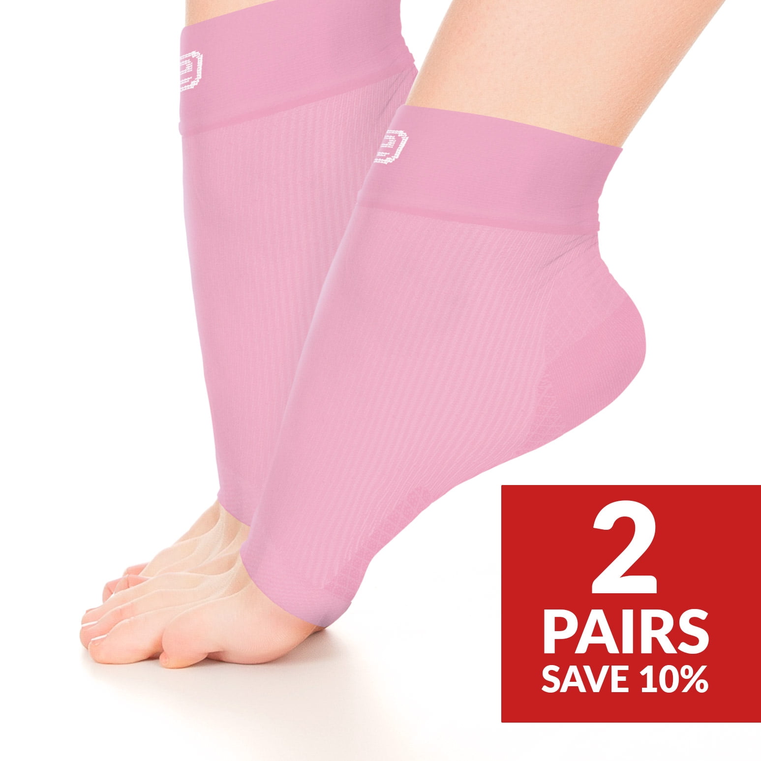 Go2 Compression Ankle Socks Plantar Fasciitis Foot Heel & Arch Support