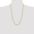 thumbnail image 2 of Diamond2Deal 14K Yellow Gold 3.3 mm Regular Rope Chain Necklace for Mens 26", 2 of 7
