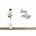 thumbnail image 1 of Unique Home Wall Stickers Like Crazy Decal Décor for Bedroom Living Room Nursery - Size: 12 In x 12 In, 1 of 3