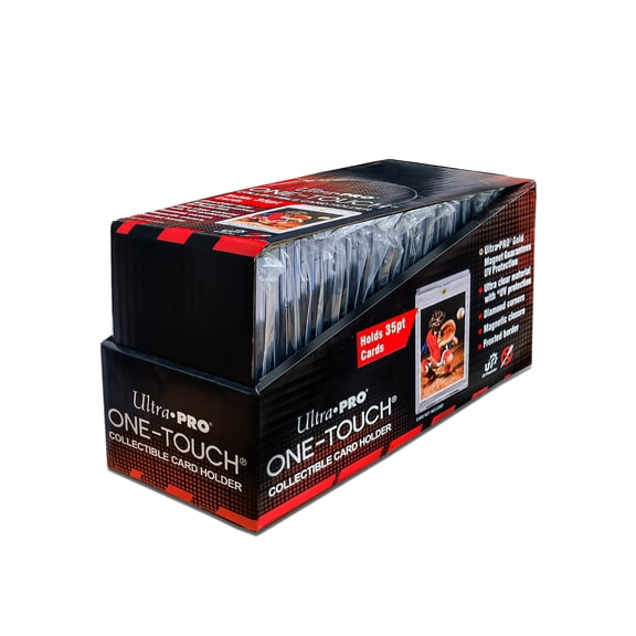 Ultra pro 25ct Magnetic Card Holders, Ultra-thin Premium 35-point Card Holder Touch Card Protector Hard Plastic Magic Box, Suitable for Sports, Baseball, and Collectible Cards