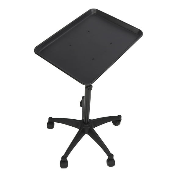 Rolling Salon Tray Cart, Smoothing Large Capacity Height Adjust Salon Service Tray for Home Use