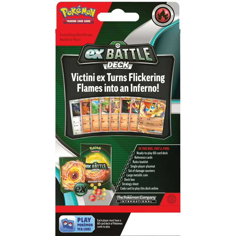 pokemon cards victini ex Amazon.com: Pokemon TCG: Victini EX Battle Deck : Toys & Games main image 1