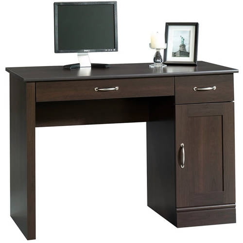 Sauder Parklane 2Drawer Storage Computer Desk, Cinnamon Cherry