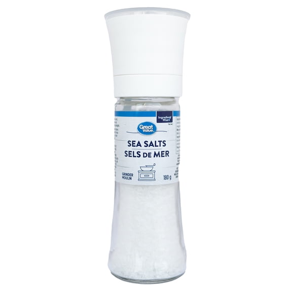 Great Value XXL Sea Salt Grinder, 180g