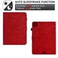 thumbnail image 2 of GSFY Case for 2024 iPad Pro 11 Inch 5th Generation(M4), Smart Premium PU Leather Wallet Stand Protective Shell with Auto Sleep Wake Feature for iPad Pro 11 5th Gen, Red LX, 2 of 8