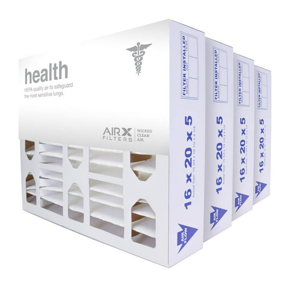 16x20x 4 3/8 MERV-13 Honeywell Filter Replacement 4-Pk