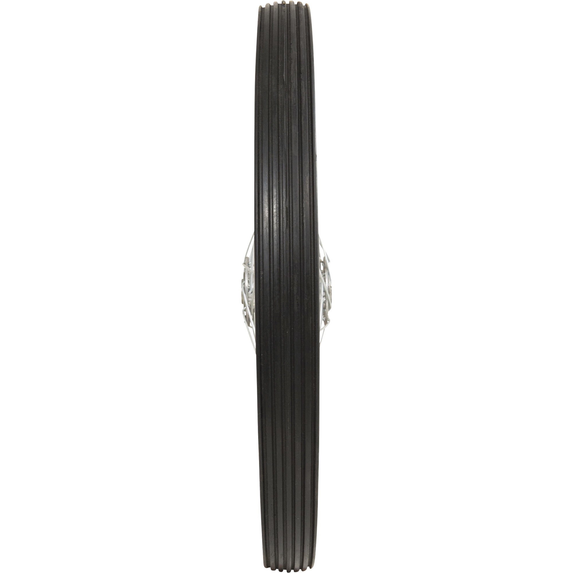 Marathon Tires Flat-Free Tire on Steel Spoke Rim, 3/4in. Bore, 20 x 1.75in.