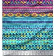 thumbnail image 2 of Soimoi Modal Satin Fabric Geometric,Leaves & Floral Panel Decor Fabric Printed Yard 42 Inch Wide, 2 of 2