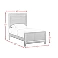 thumbnail image 6 of Picket House Furnishings Warren 42"W Twin Panel Wood Bed in Merlot, 6 of 6