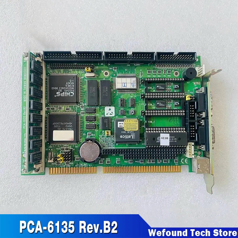 For PCA-6135 Rev.B2 Industrial Computer Motherboard Integrated CPU