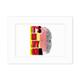 thumbnail image 1 of German Flag Fingerprint Gene Photo Mount Frame Picture Art Painting Desktop 5x7 inch, 1 of 3