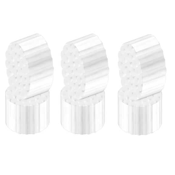 QARUN Dental Cotton Rolls Medium Size 6 Rolls Cotton Balls #2 N/S 1.5" x 3/8"