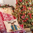thumbnail image 4 of Hwkond Decorative Pillow Cover Santa Claus Linen Christmas Pillowcase Sofa Car Cushion Cover Home Decor on Clearance, 4 of 5