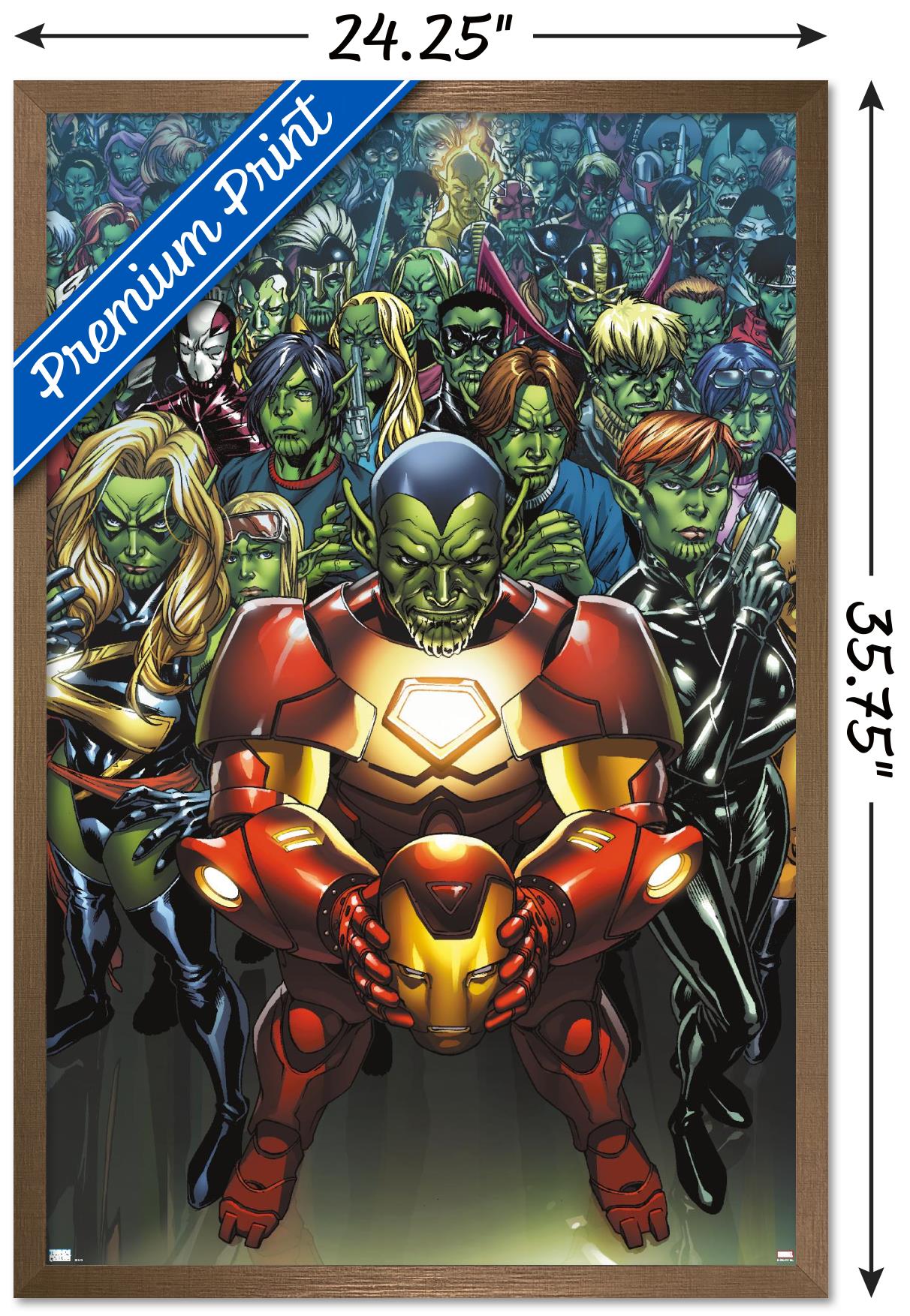 Marvel Comics - Secret Invasion - Avengers: The Initiative #15 Wall Poster, 22.375" x 34" Framed