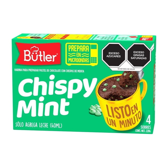 Harina Butler Mugcake para Chispymint de taza 4 Sobres