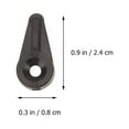 thumbnail image 4 of 30pcs Mirror Fixing Clips Lens Glass Assembly Wardrobe Cabinets Bookcase Glass Embedded Fixing Clips with Screw (Brown), 4 of 5