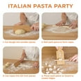 thumbnail image 7 of KneadEat Gnocchi Board Set - Authentic Bamboo Wooden Italian Pasta Maker Tools - Butter Maker - Pasta Shaper Tools - Garganelli, Cavarola, Cavatelli, Tortellini., 7 of 7