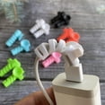 thumbnail image 2 of GreenHome 1 par de cables de carga Protector de cable anti-margán flexible Datos de espiral duradero Manga protectora con lechón greenhome iPhone X, 2 of 7