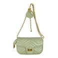 thumbnail image 2 of Bolso bandolera de mujer con diseño de cuadros y diamantes a la moda de verano, pequeño, cuadrado, para hombro, 2 of 6