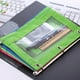 thumbnail image 5 of Estuche con Cremallera de Tres Agujeros | Carpeta Transparente para Documentos | Compatible con Carpetas de 3 Anillas de Gran Capacidad | Organizador Portátil Desmontable | Cremallera Metálica Resist, 5 of 6