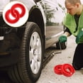 thumbnail image 4 of BESTYASH 2Pcs Vehicle Shock Absorber Red Coil Spring Buffer Cushions Lightweight Design, 4 of 6