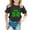 Z9Black, variant on YM St. Patrick's Day Shirt for Kids St. Patrick's Shirts Tee Crewneck Tops Shamrock Four Leaf Clover Pride Proud Irish Youth Kids T Shirt Shirts for Teens Girls 14/16 Girls Clothes