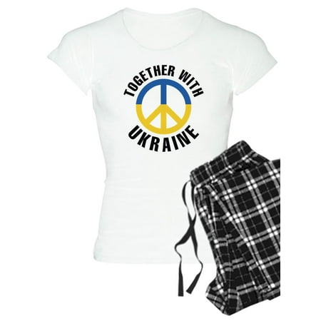 

CafePress - Together With Ukraine - Women s Light Pajamas