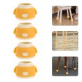 thumbnail image 2 of 4pcs Silicone Table Feet Covers Table Leg Protectors Chair Leg Caps Floor Protectors, 2 of 8