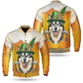 thumbnail image 3 of Best Alaskan Malamute Dad Proud Beer Lover Happy Oktoberfest All Over Print 3D Baseball Jacket Alaska Mal Dog Lovers Gifts Bomber Jacket Softball - 02016, 3 of 6