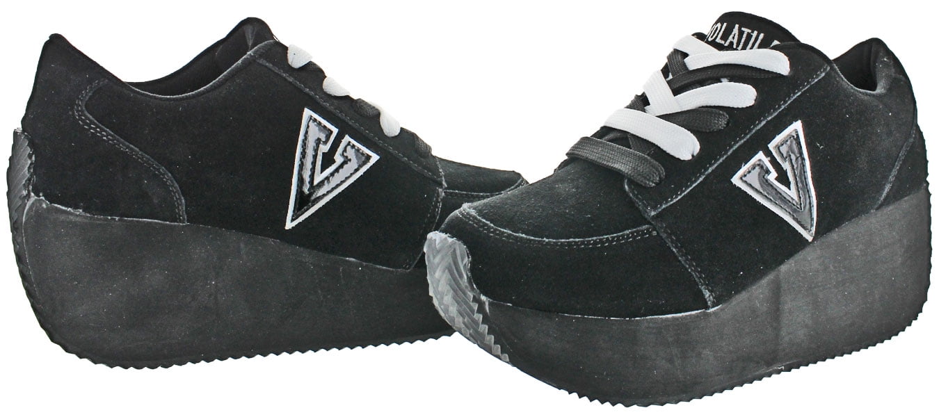 volatile women's elevation platform wedge sneaker