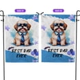 thumbnail image 2 of Happy Father's Day Best Shih Tzu Cool Dad Ever Garden Flag 12x18in Double Sided Lion Dog Lover Gifts Outdoor Decor - 12007, 2 of 5